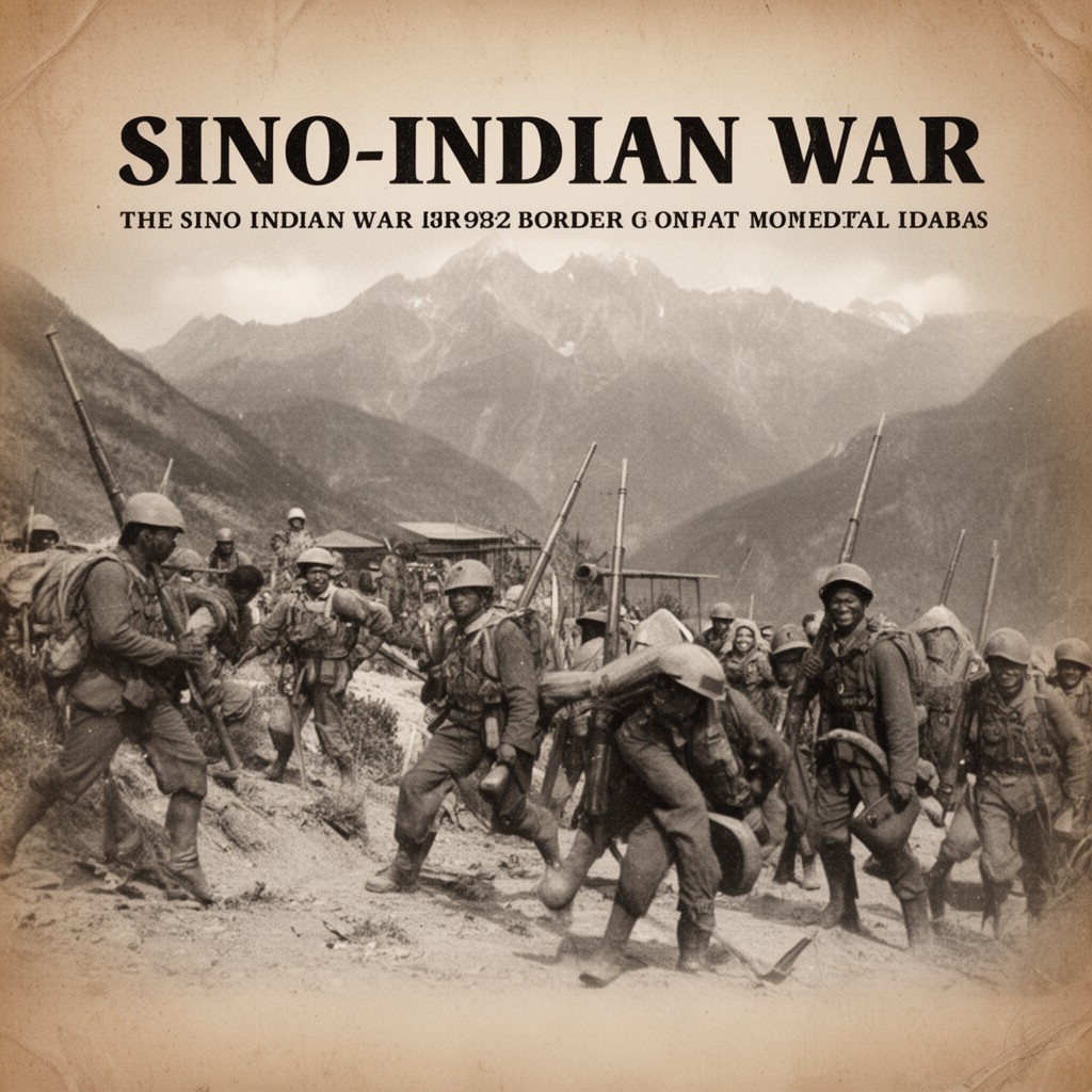 AI-generated illustration of Sino-Indian War