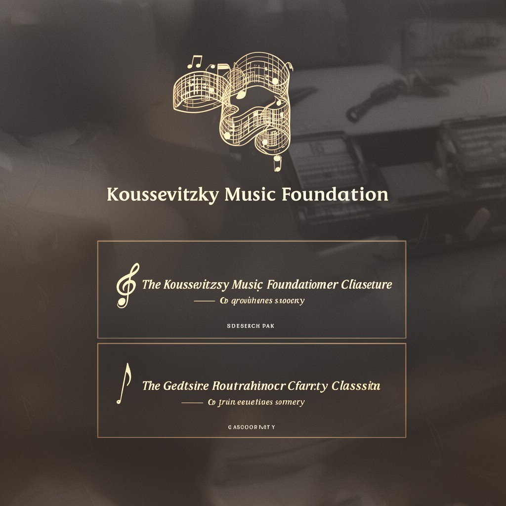 AI-generated illustration of Koussevitzky Music Foundation