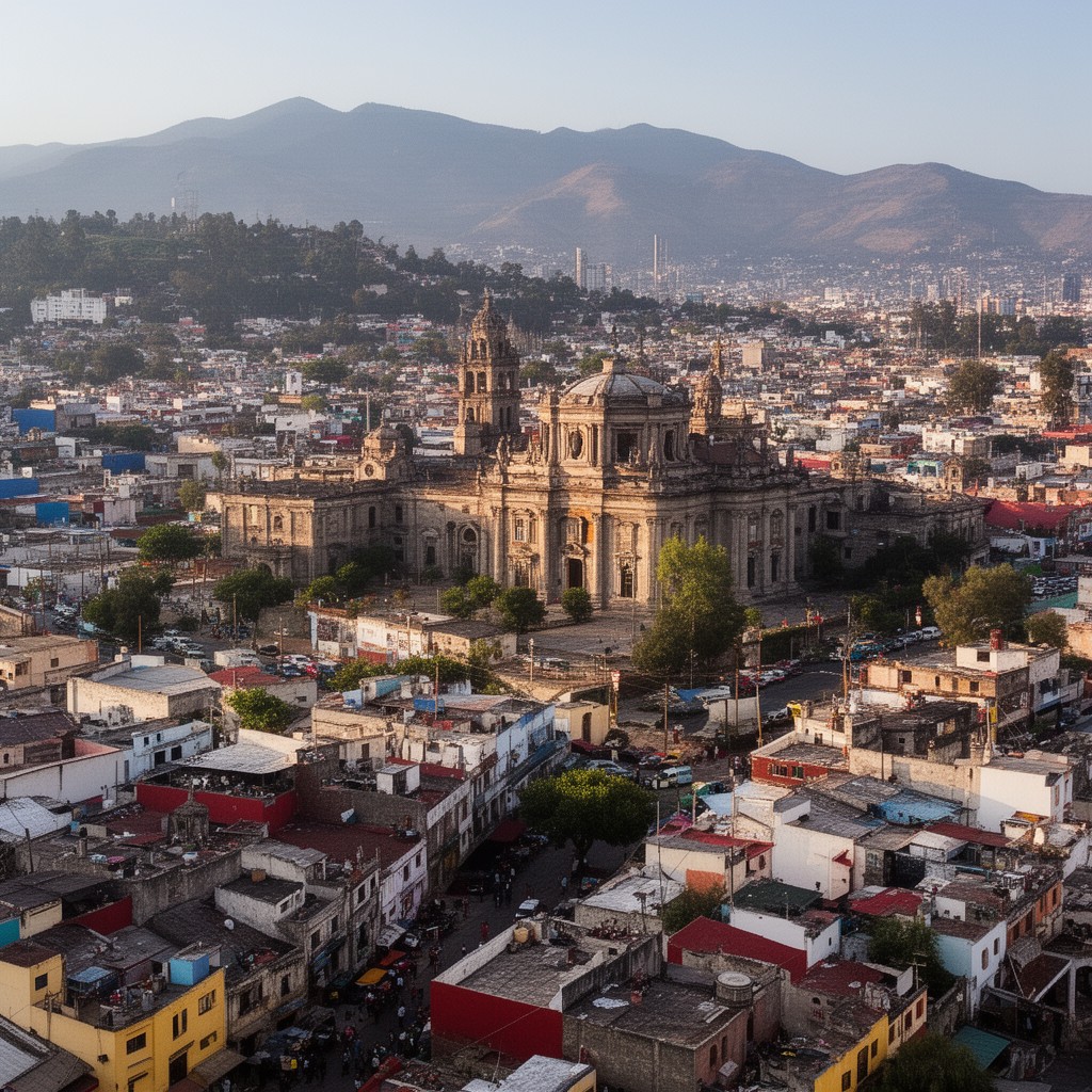 AI-generated illustration of León, Guanajuato
