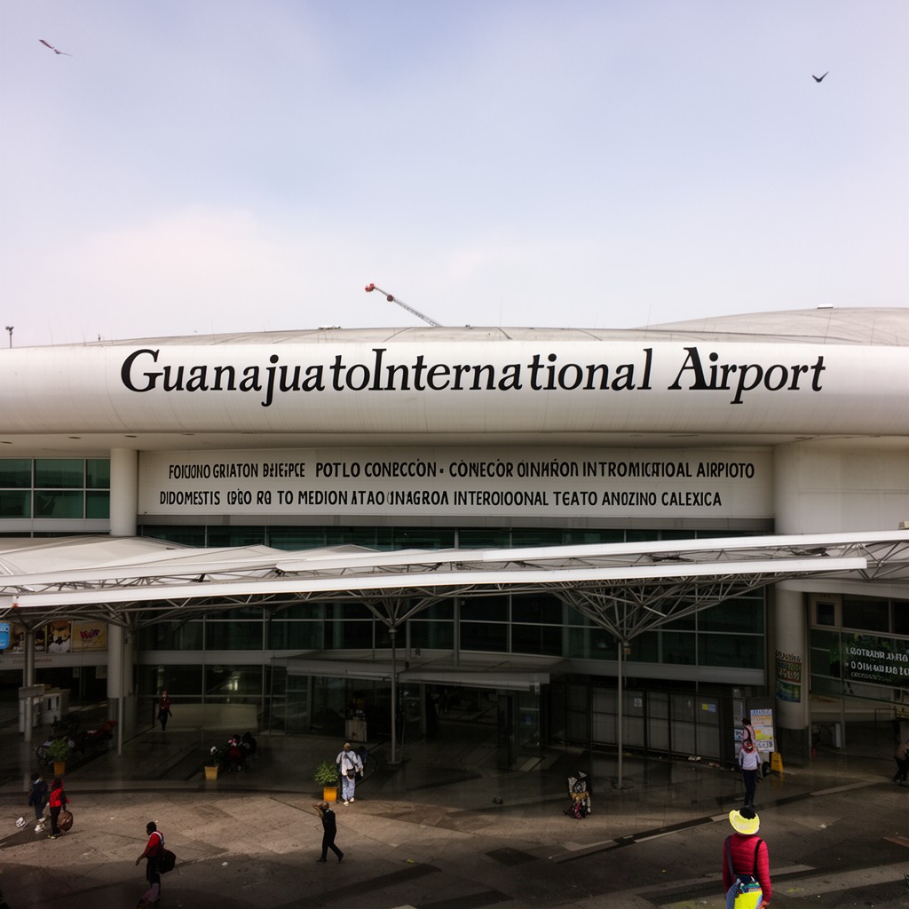 AI-generated illustration of Guanajuato International Airport
