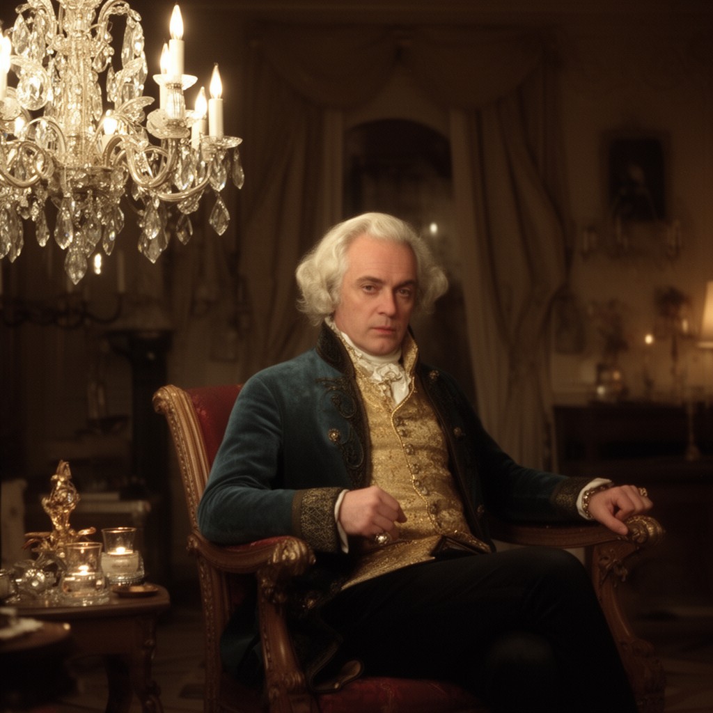 AI-generated illustration of The Madness of King George