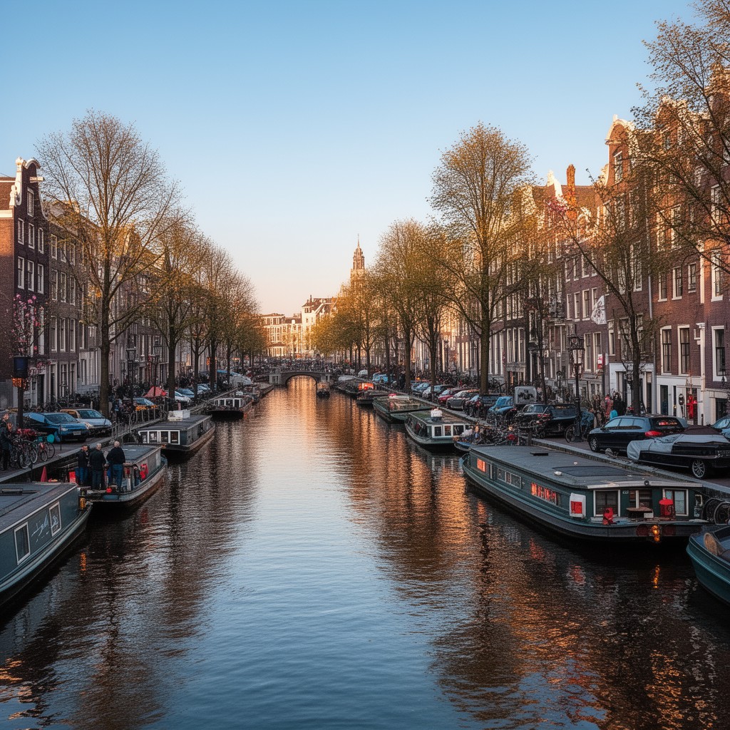 AI-generated illustration of Prinsengracht