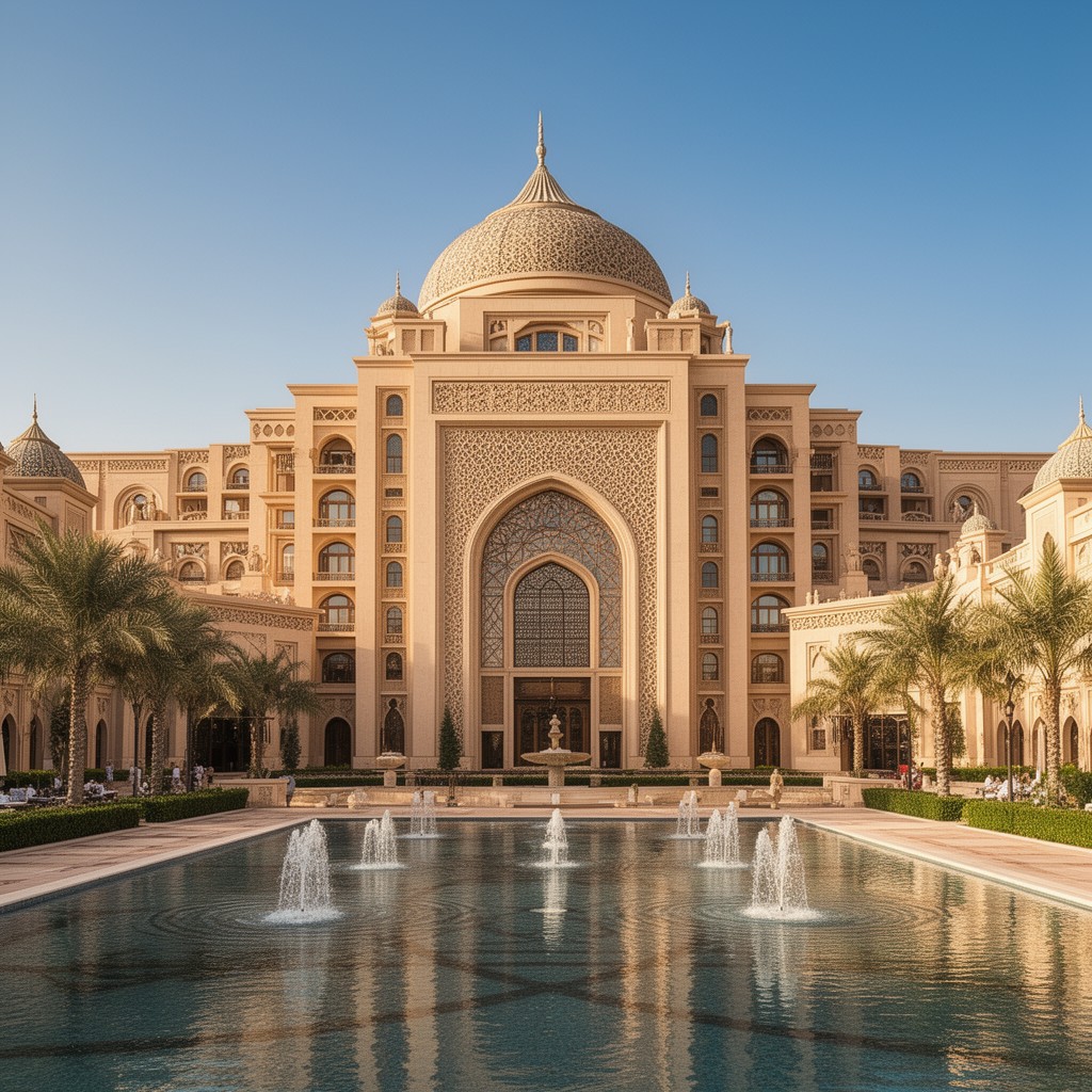 AI-generated illustration of Emirates Palace