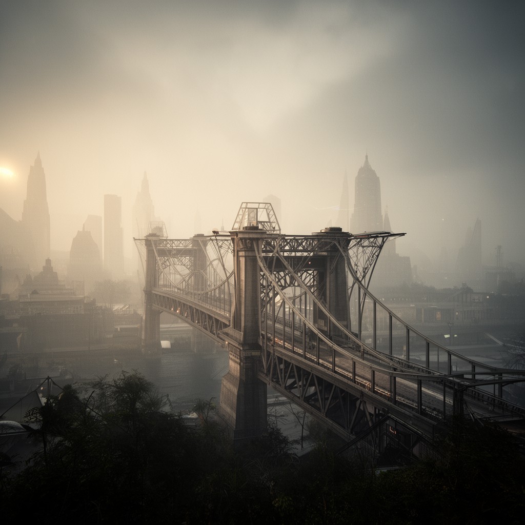 AI-generated illustration of Bridge of Spies