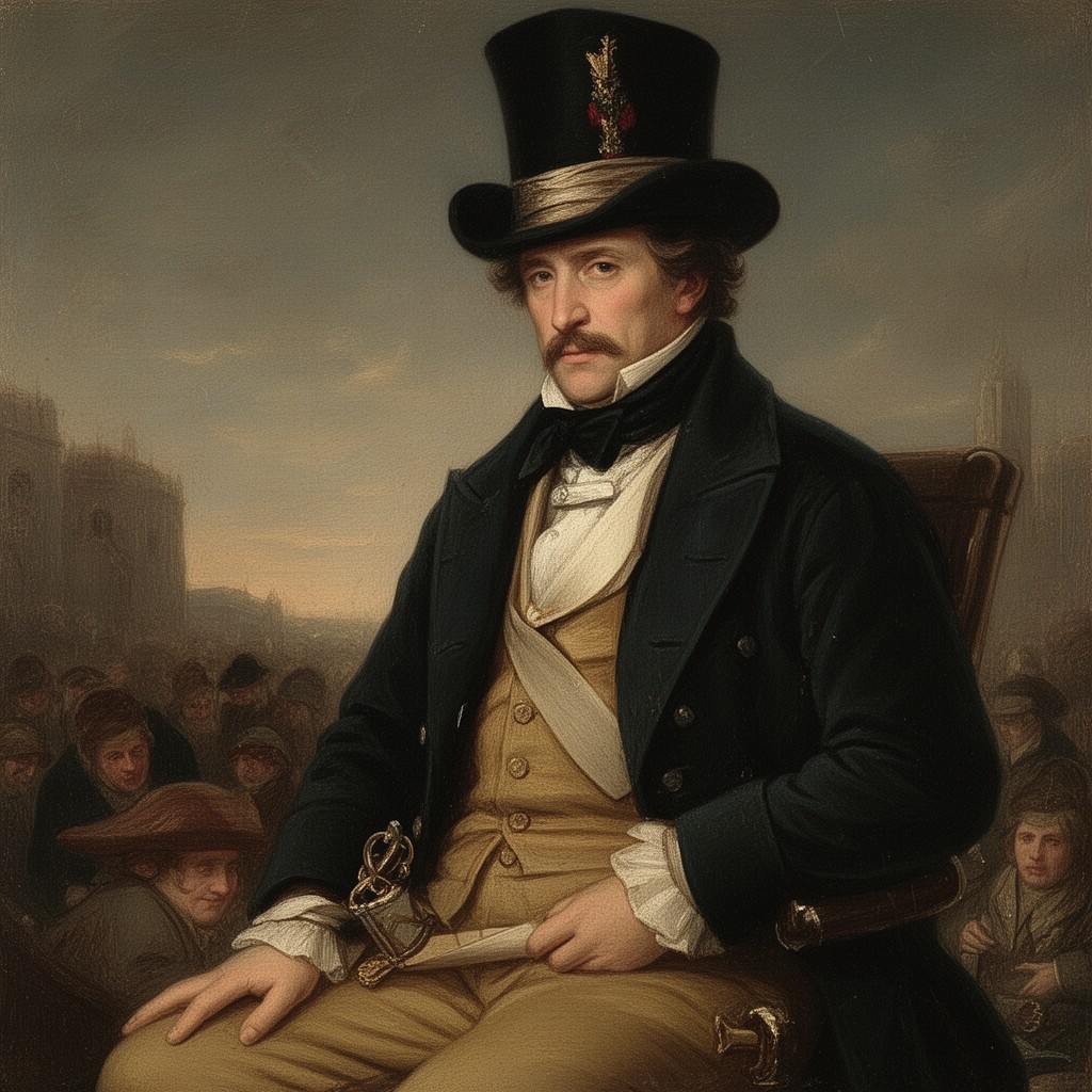 AI-generated illustration of Le Colonel Chabert