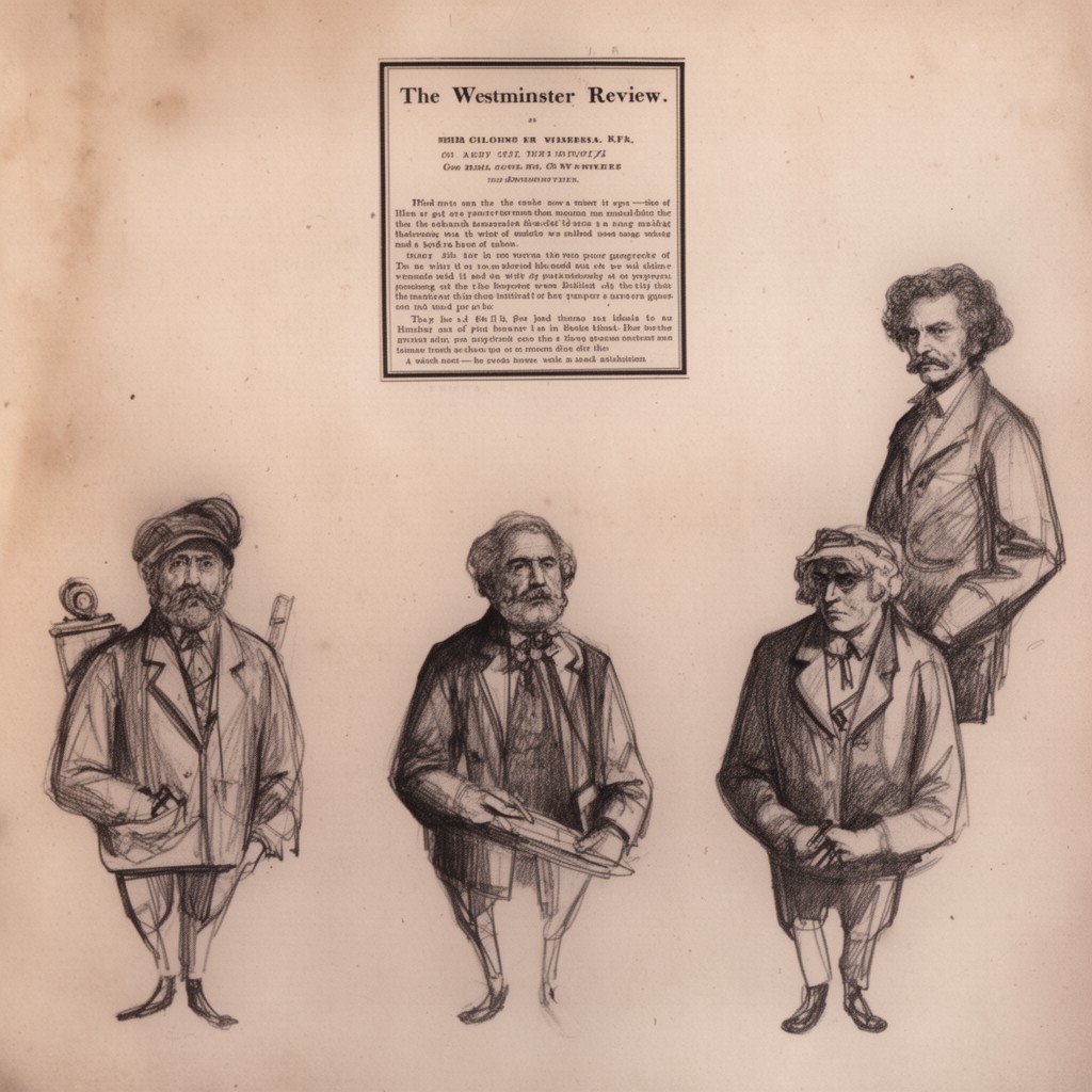 AI-generated illustration of The Westminster Review