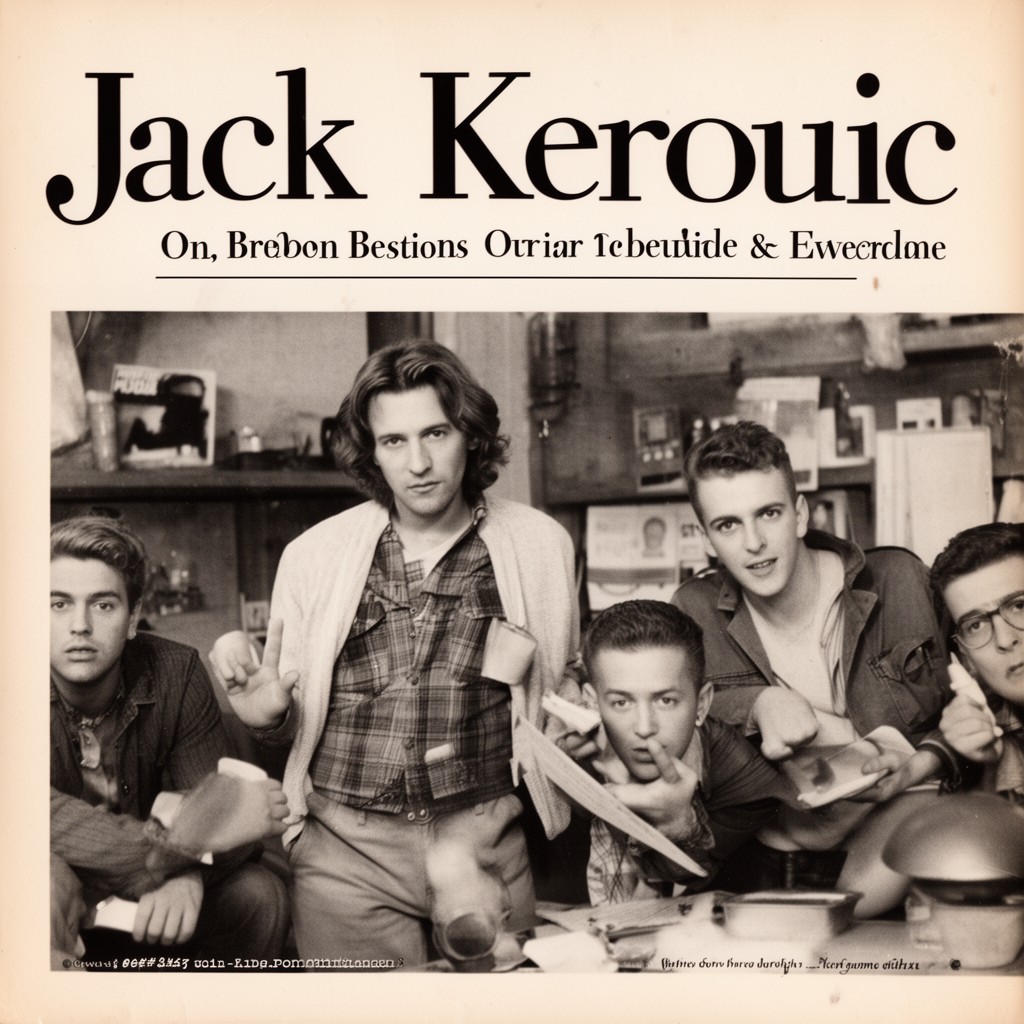 AI-generated illustration of Jack Kerouac