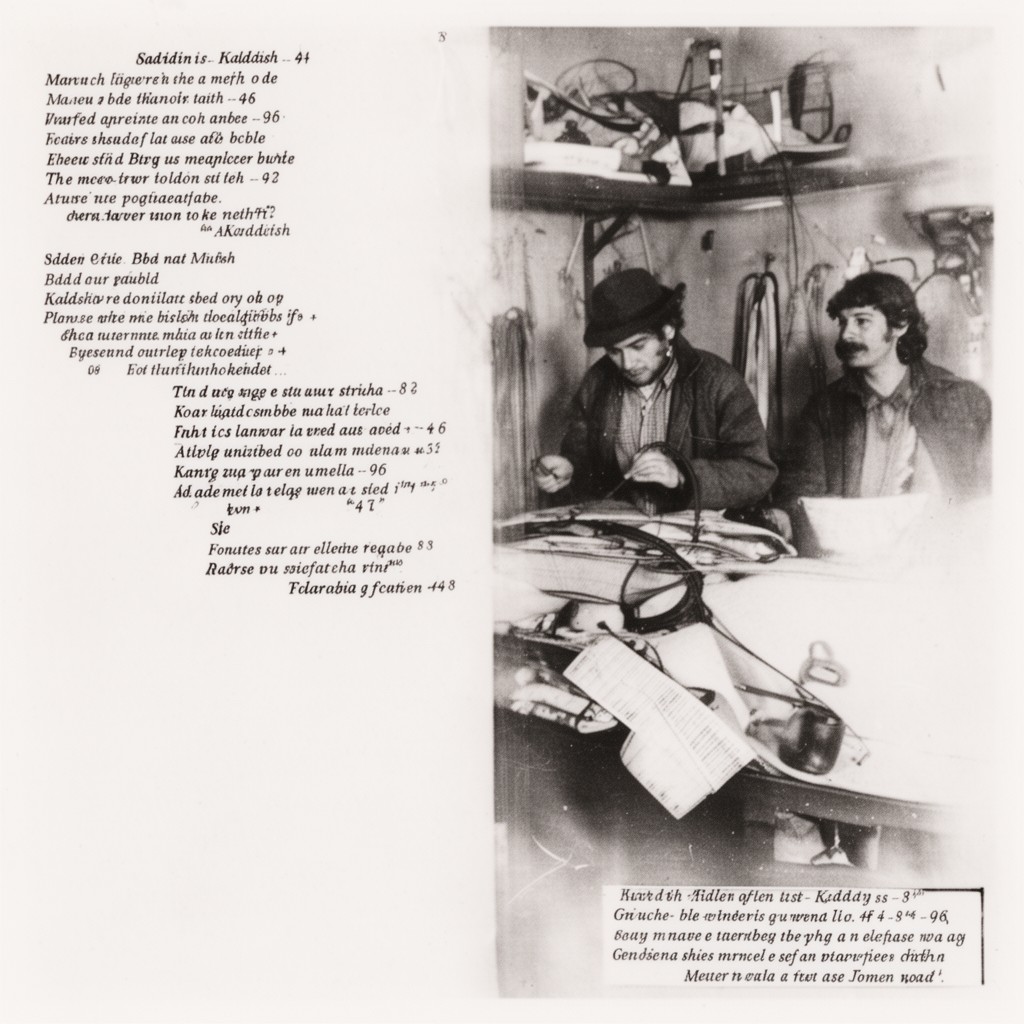 AI-generated illustration of Kaddish