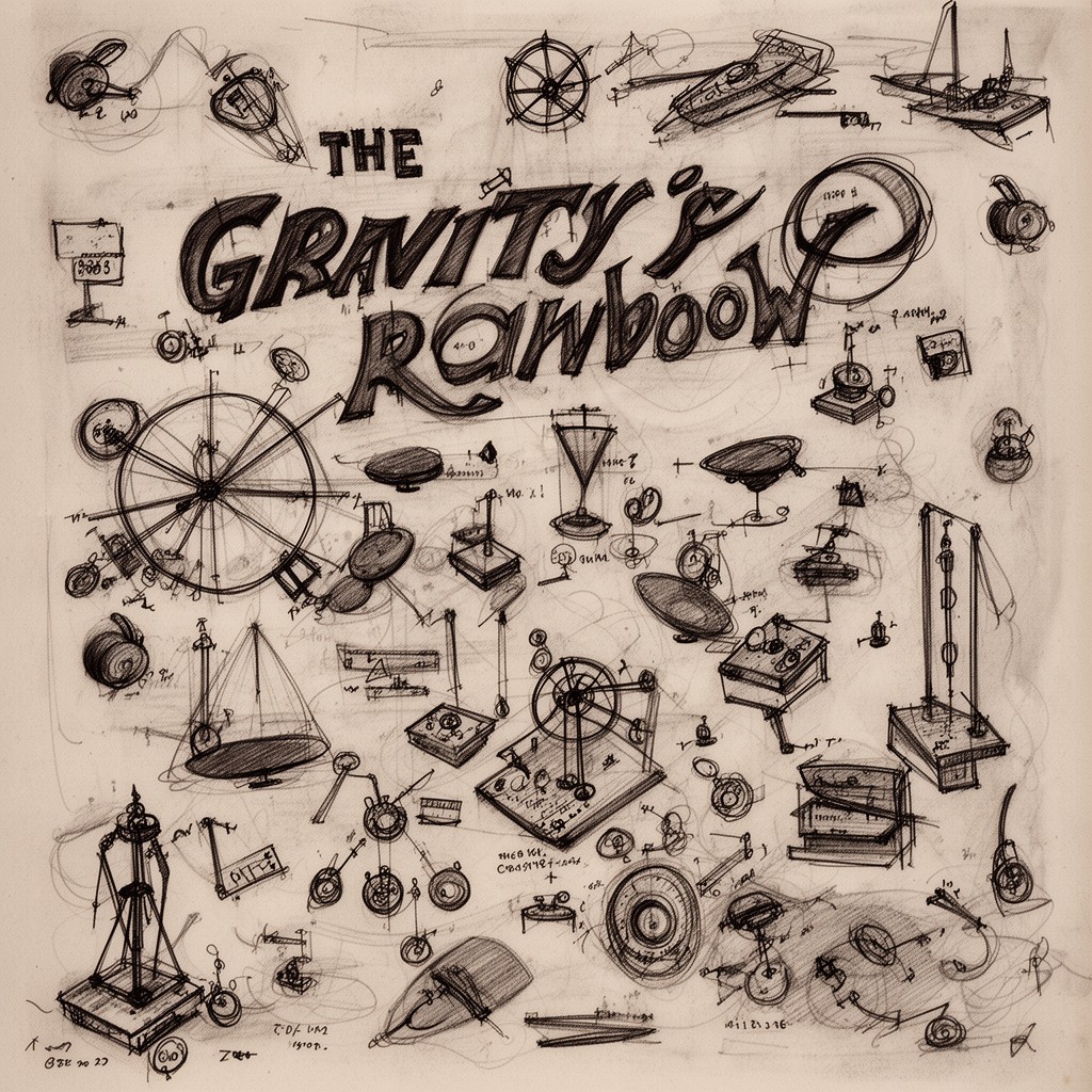 AI-generated illustration of Gravity’s Rainbow