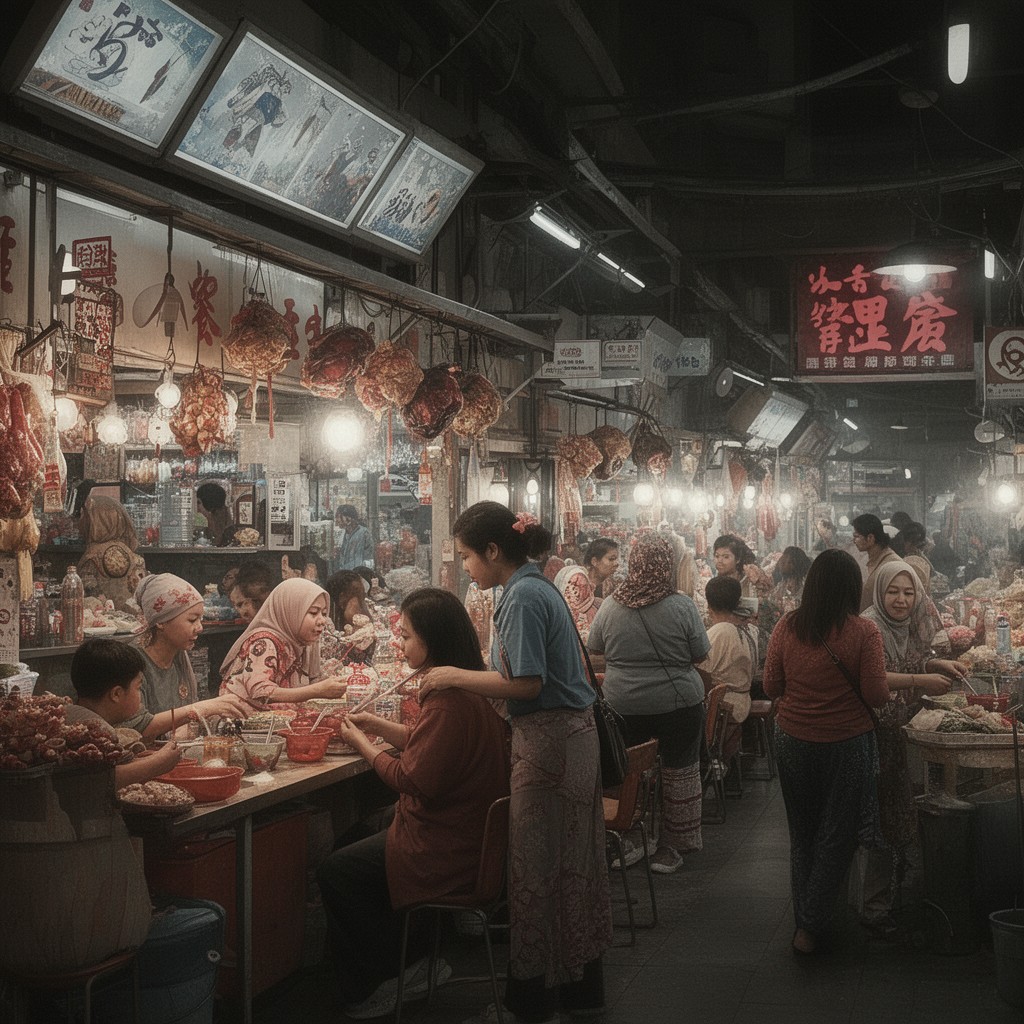 AI-generated illustration of Chinese Indonesians