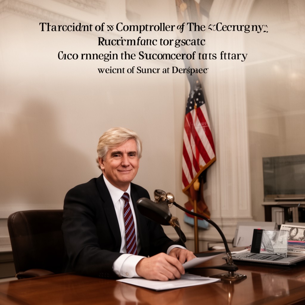 AI-generated illustration of President of the United States (for the Comptroller of the Currency)