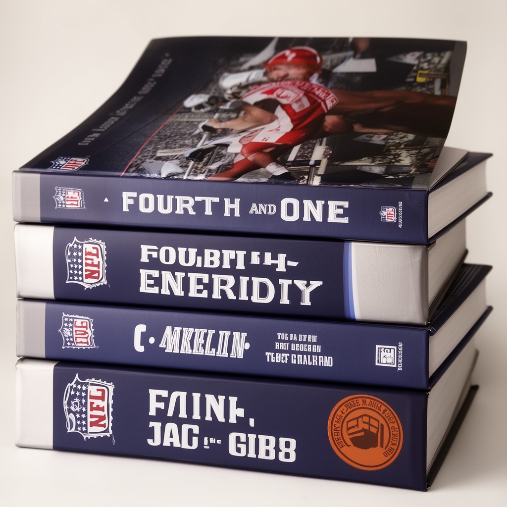 AI-generated illustration of book "Fourth and One"