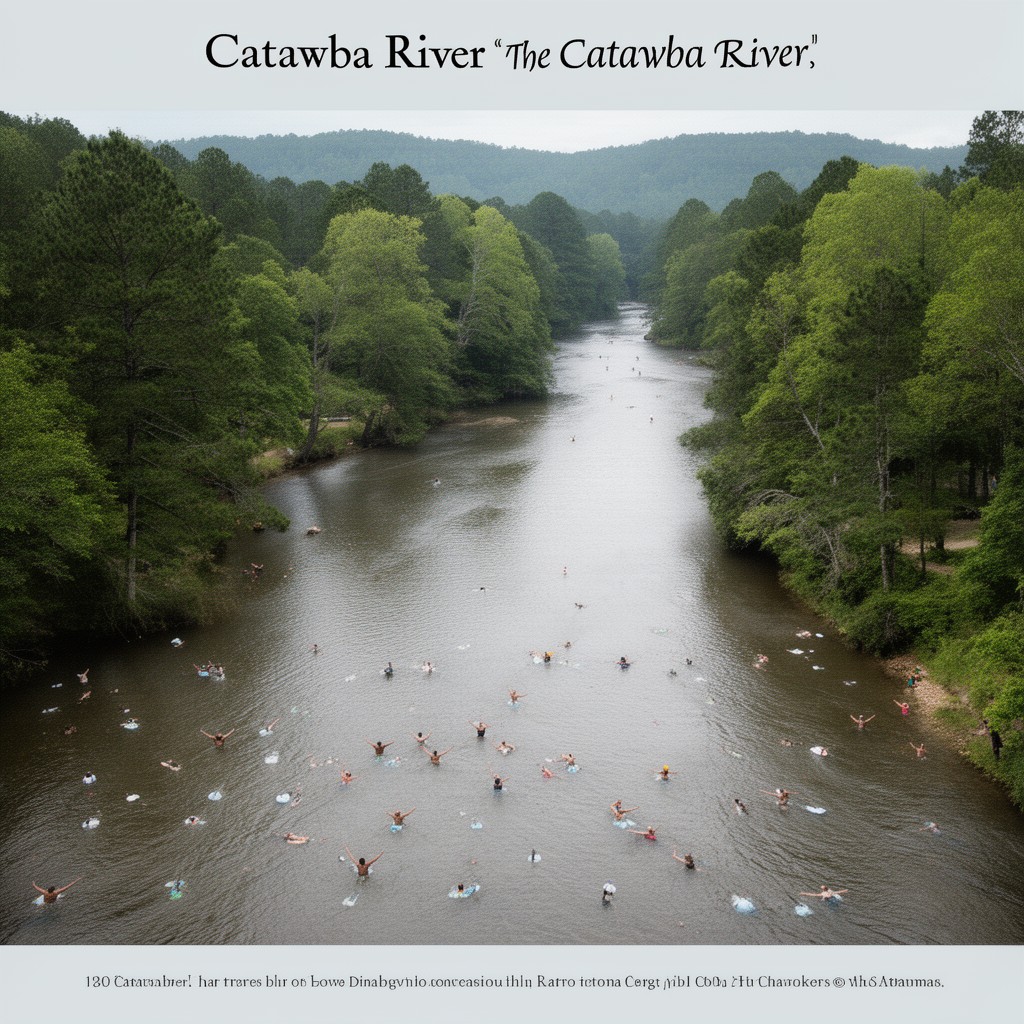AI-generated illustration of Catawba River