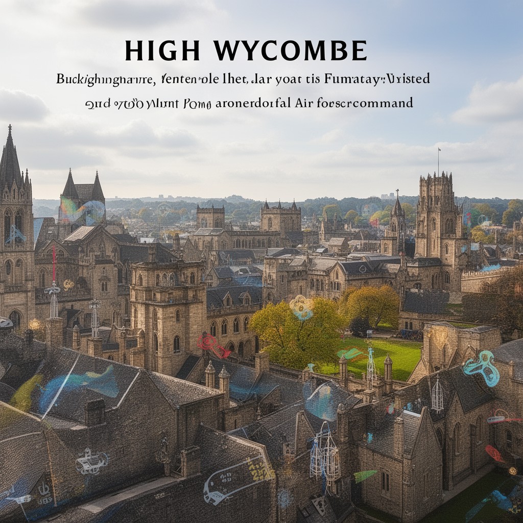 AI-generated illustration of High Wycombe