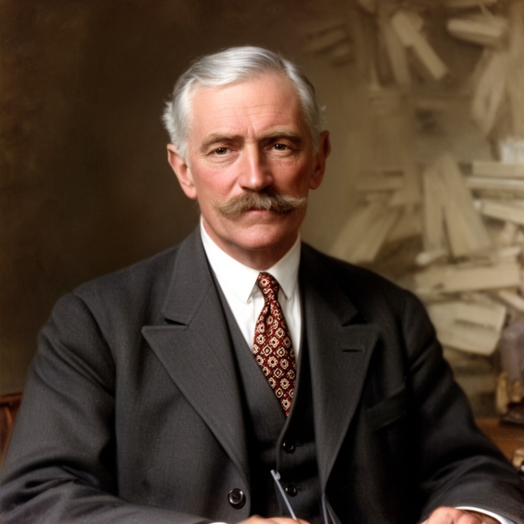 AI-generated illustration of Hiram Bingham