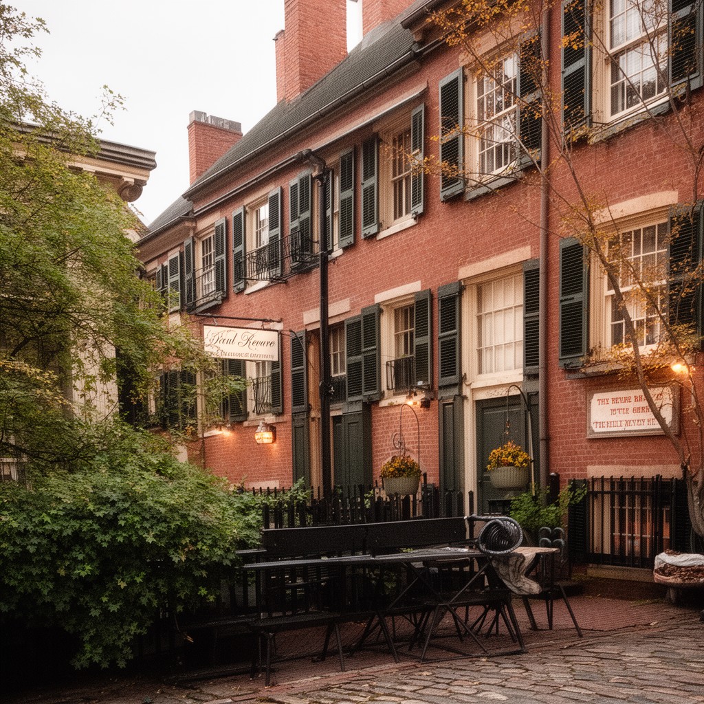AI-generated illustration of Paul Revere House