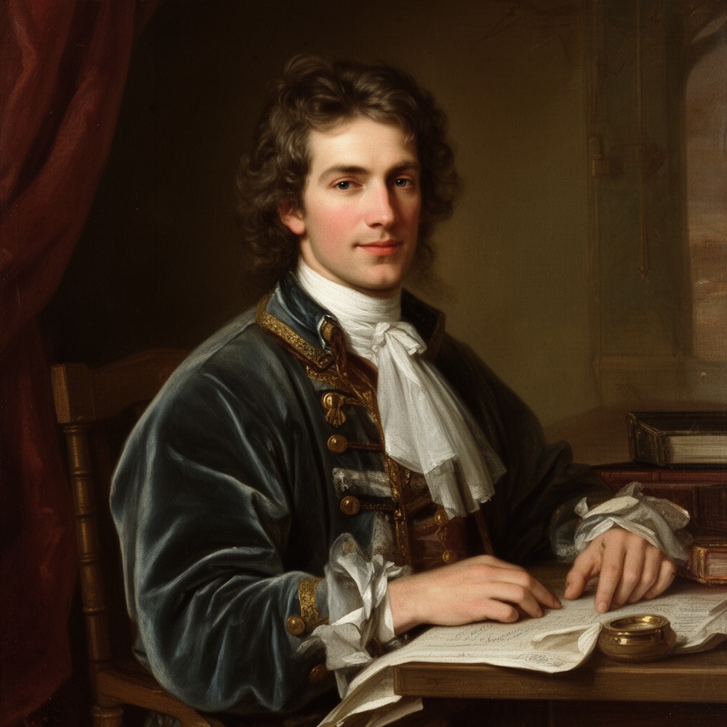 AI-generated illustration of Lodewijk Huygens