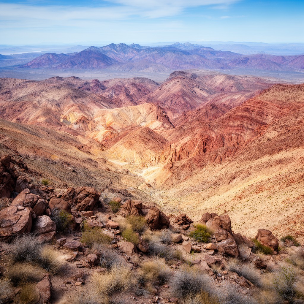 AI-generated illustration of Eldorado Mountains