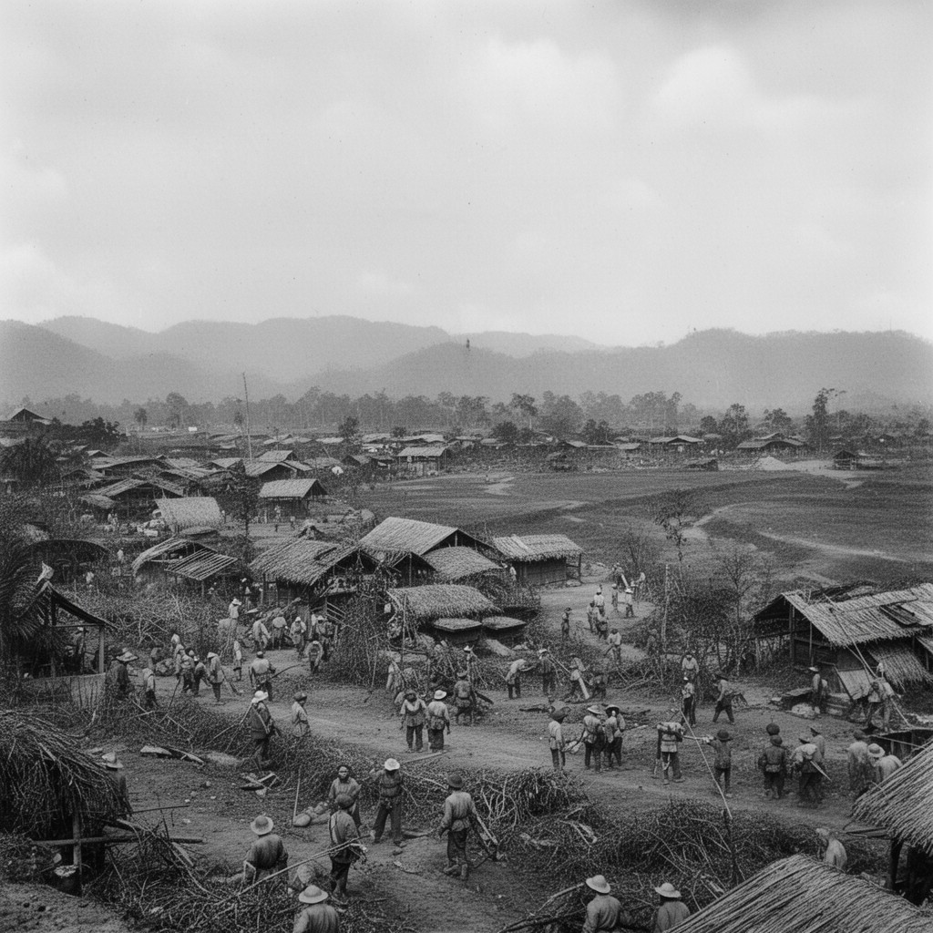 AI-generated illustration of Siege of Myitkyina