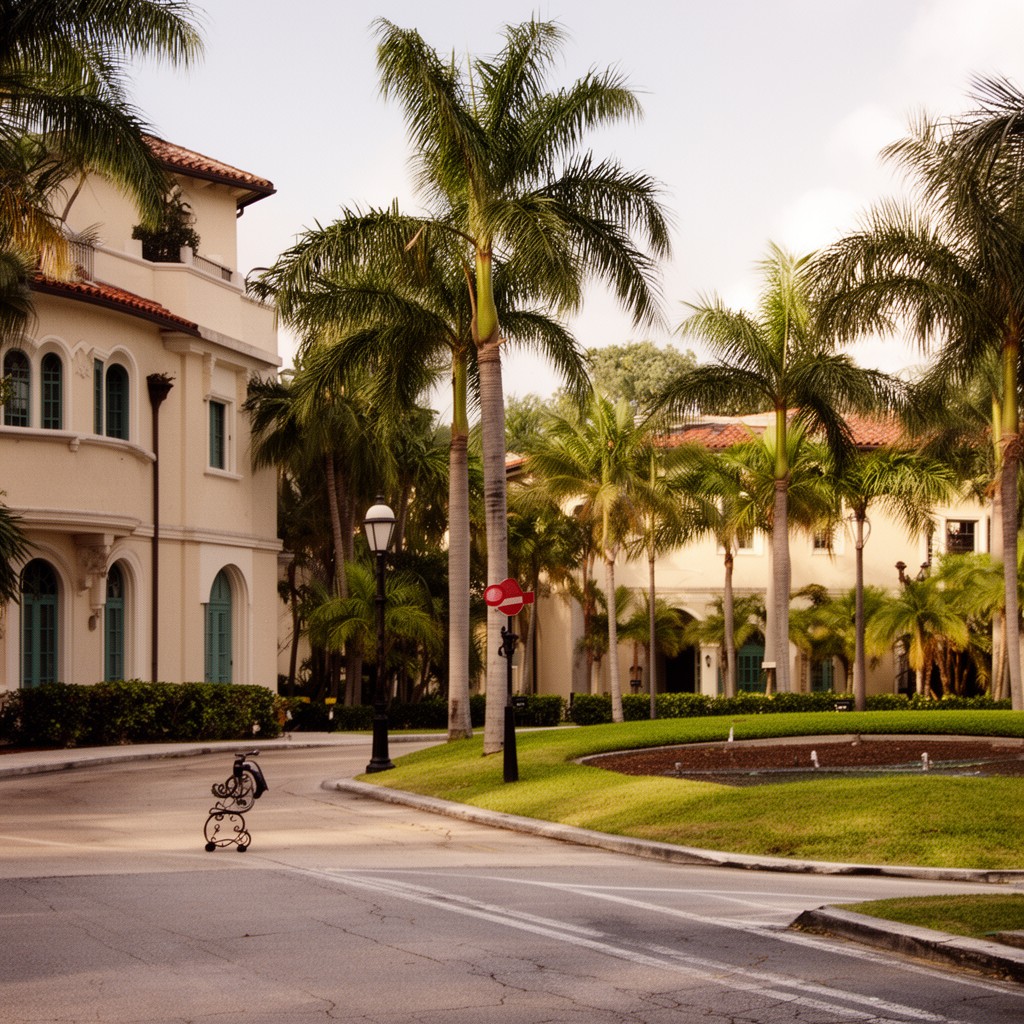 AI-generated illustration of Coral Gables, Florida