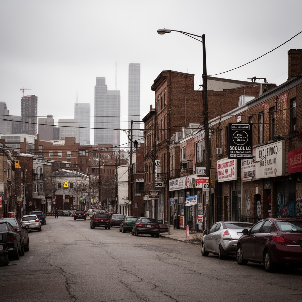 AI-generated illustration of Englewood, Chicago