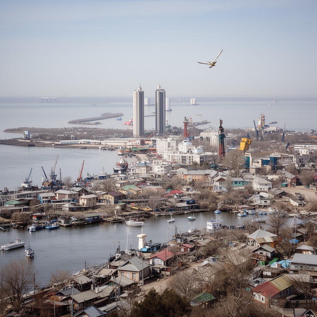 AI-generated illustration of Astrakhan Oblast