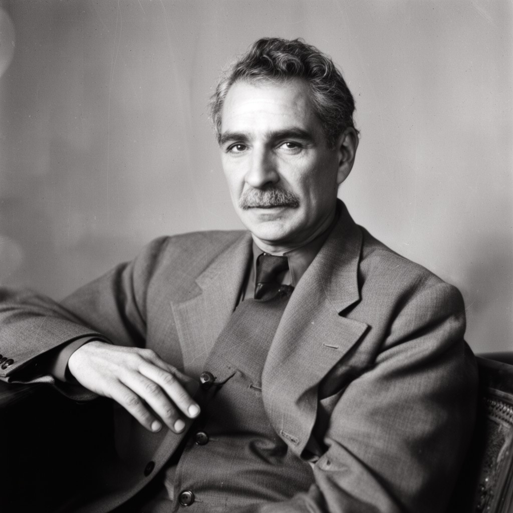 AI-generated illustration of Berl Katznelson