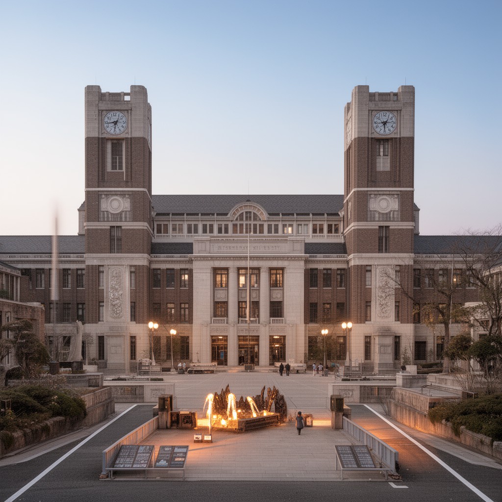 AI-generated illustration of Ritsumeikan University