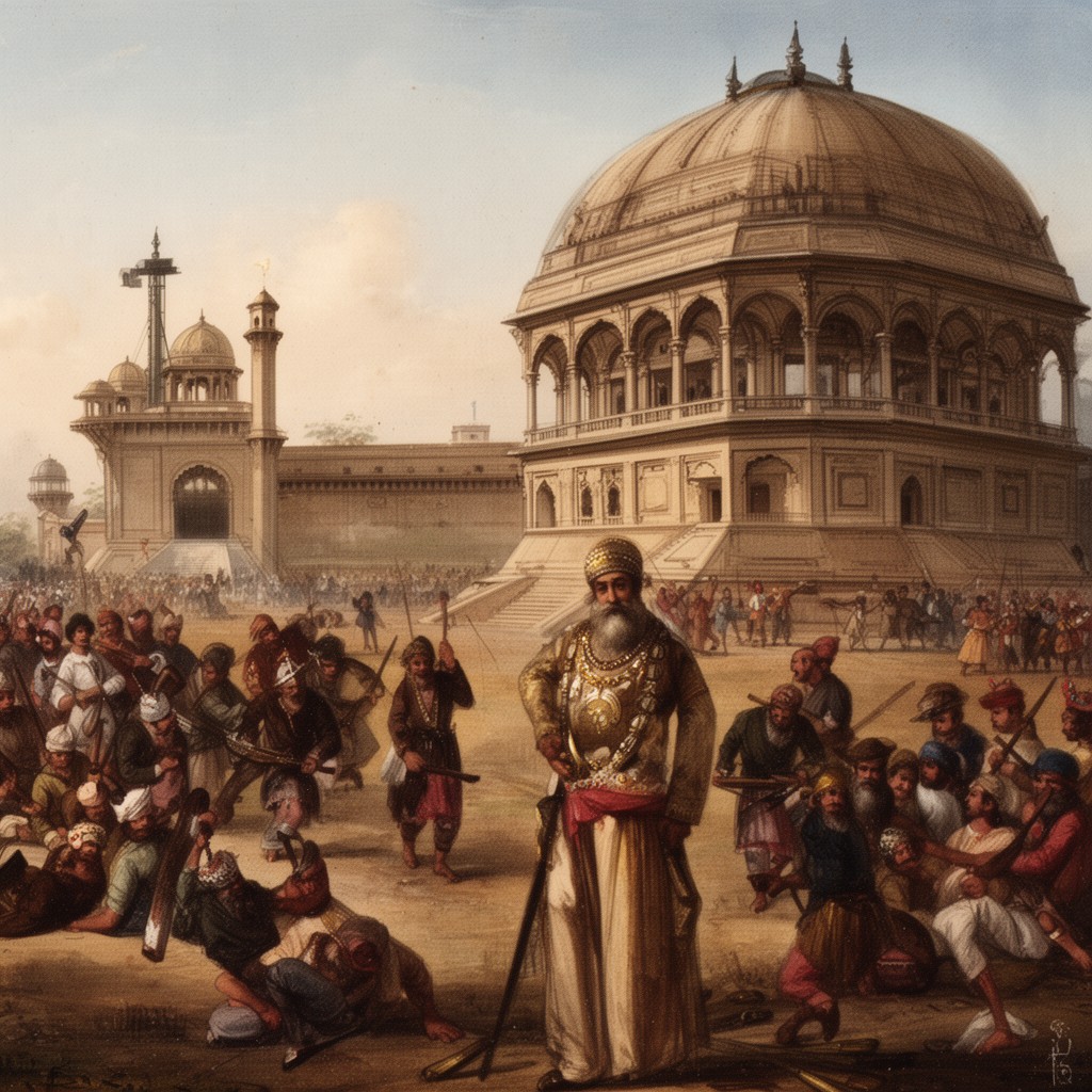 AI-generated illustration of Scindia of Gwalior