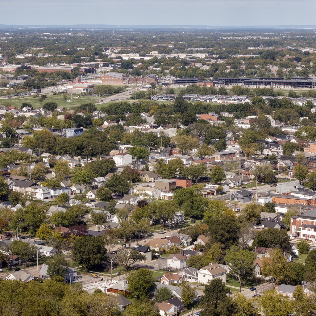 AI-generated illustration of Hanover Township, Cook County, Illinois