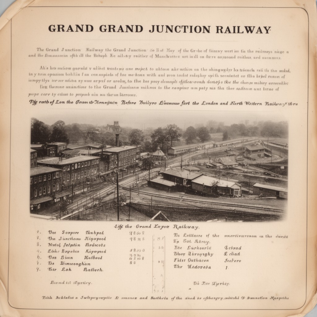AI-generated illustration of Grand Junction Railway