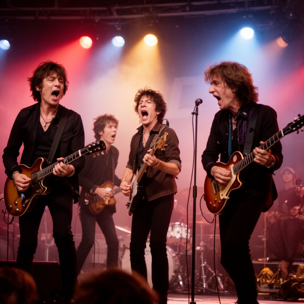 AI-generated illustration of The Rolling Stones