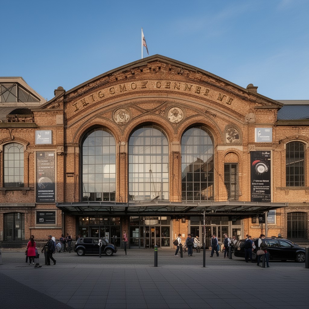 AI-generated illustration of G-Mex Centre