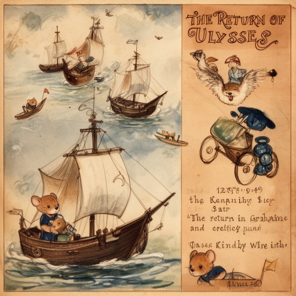 AI-generated illustration of The Return of Ulysses