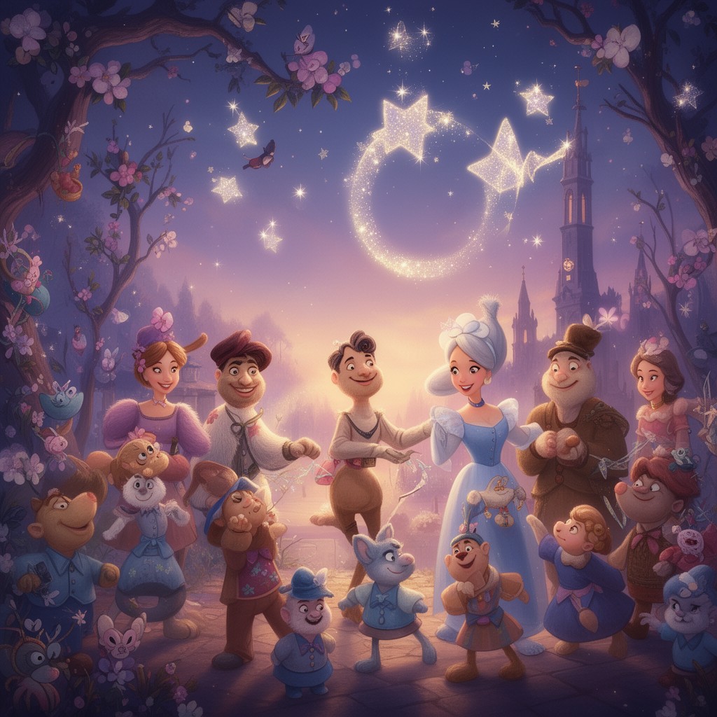 AI-generated illustration of A Dream Is a Wish Your Heart Makes