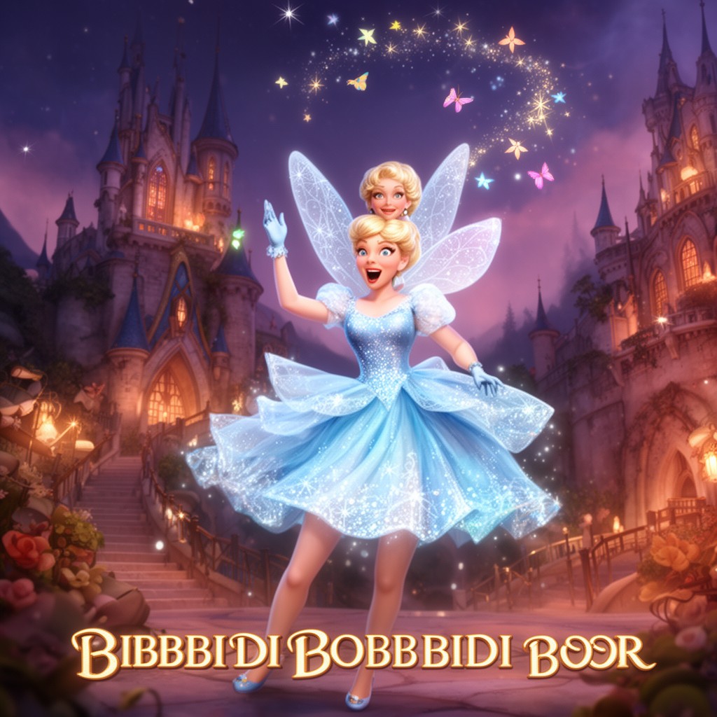 AI-generated illustration of Bibbidi-Bobbidi-Boo