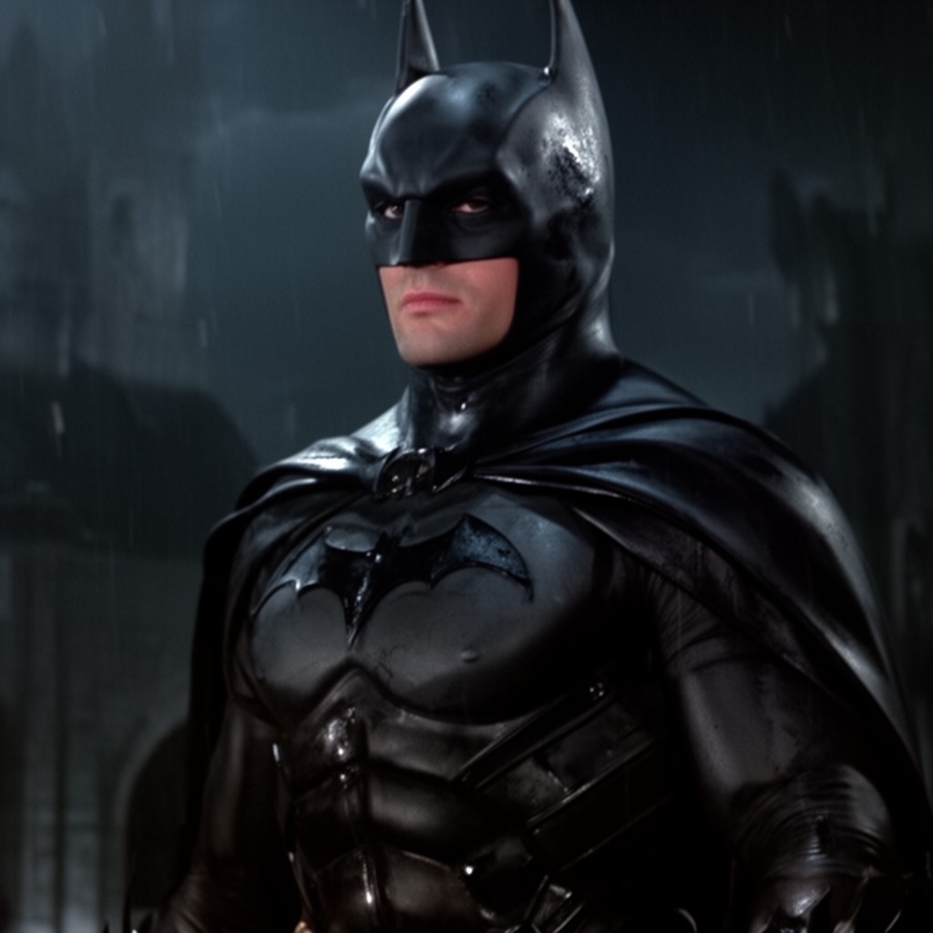 AI-generated illustration of Batman (1989 film)