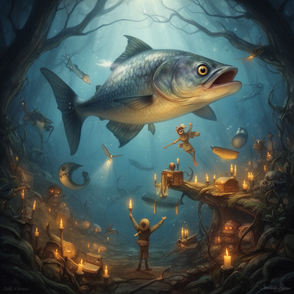 AI-generated illustration of Big Fish