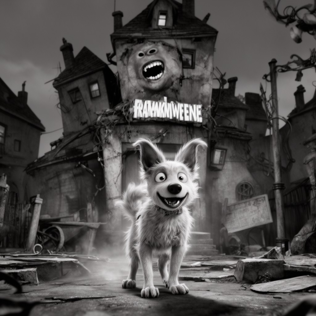 AI-generated illustration of Frankenweenie (2012 film)