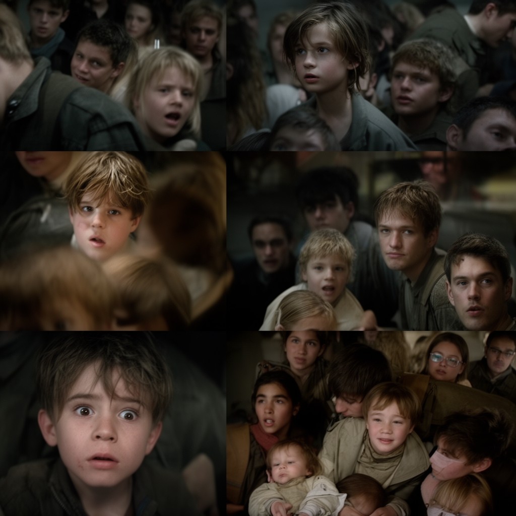 AI-generated illustration of Children of Men