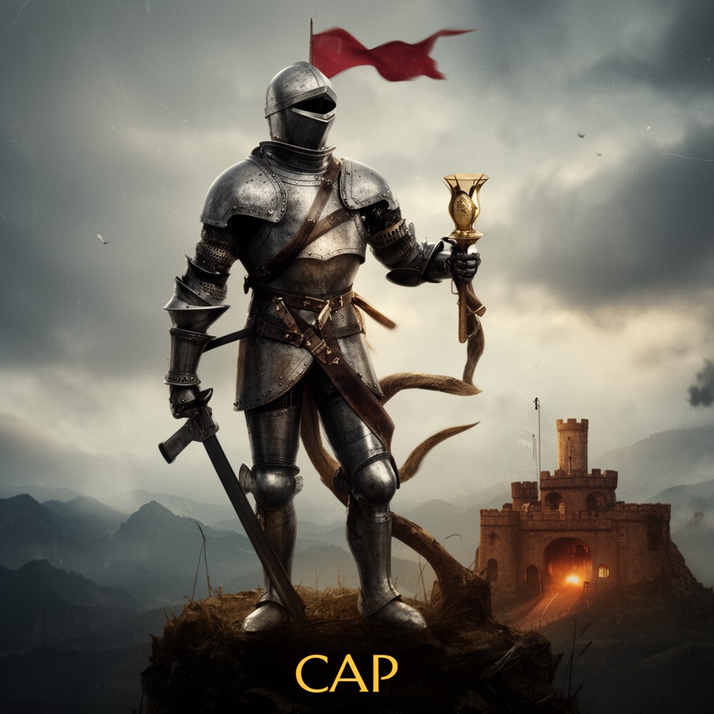 AI-generated illustration of Knight of Cups