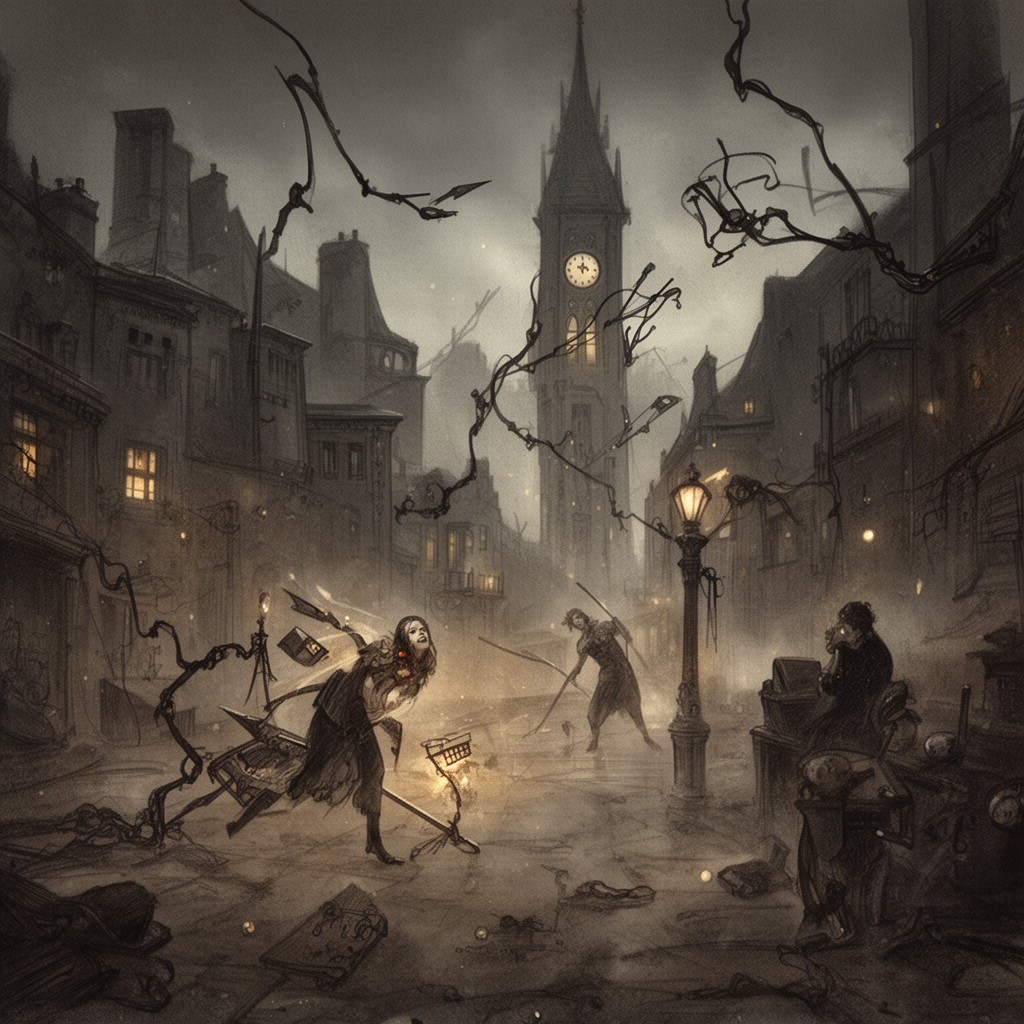 AI-generated illustration of The Adventure of the German Student