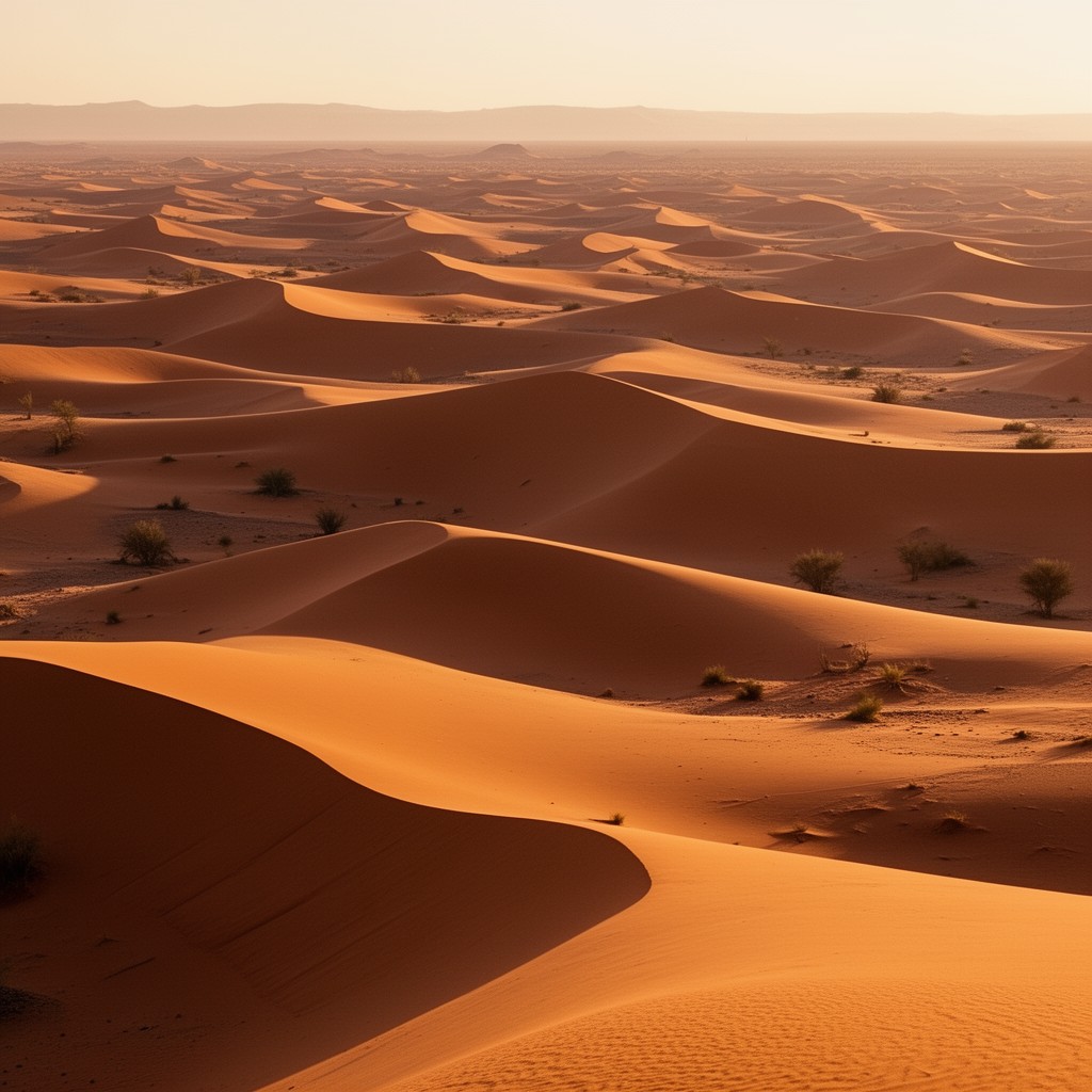 AI-generated illustration of Erg Chebbi