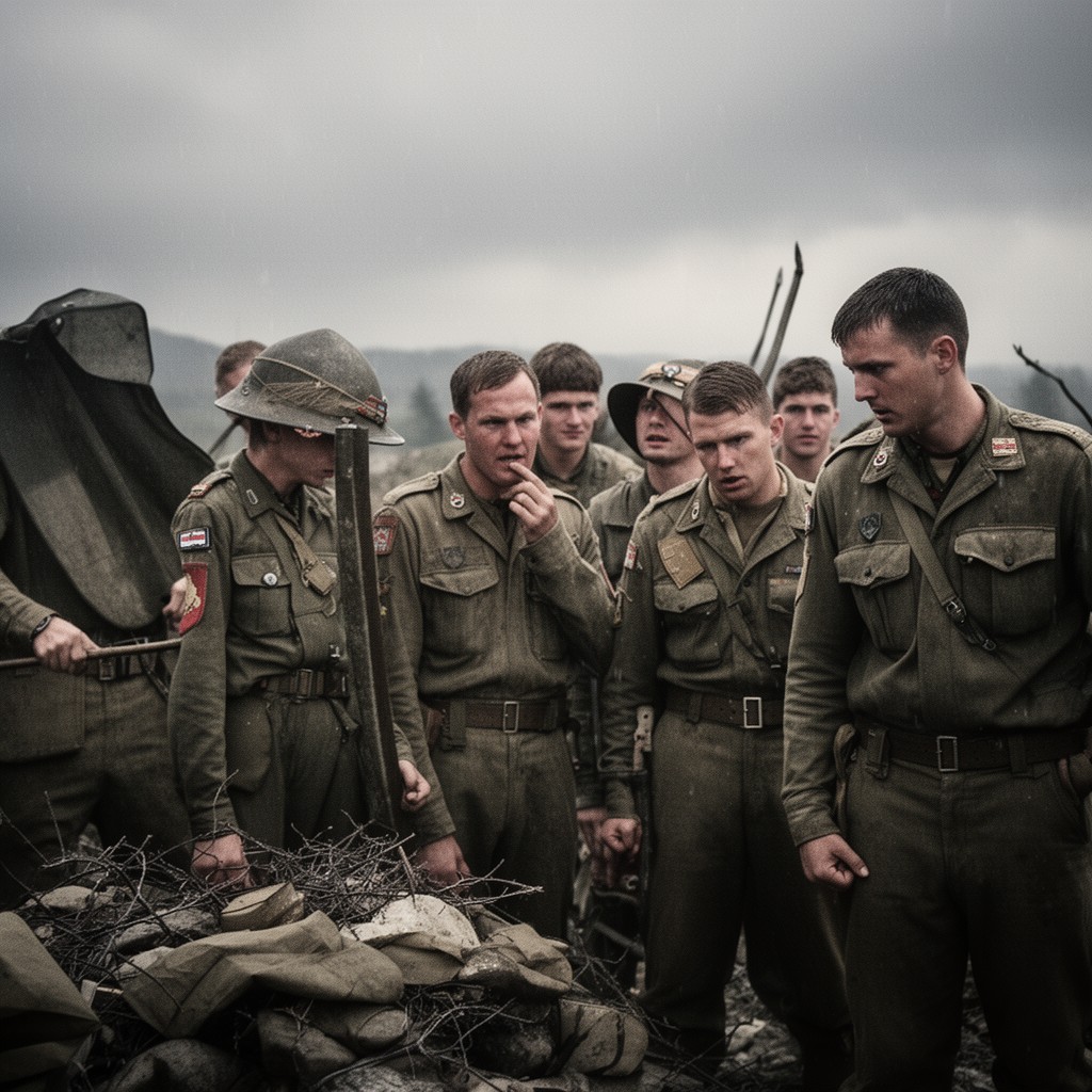 AI-generated illustration of Band of Brothers