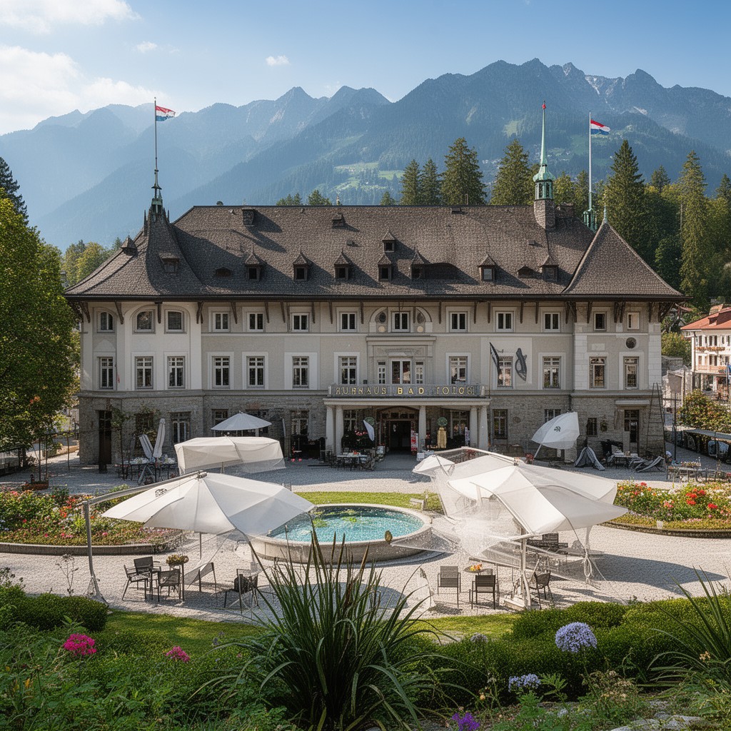 AI-generated illustration of Kurhaus Bad Tölz