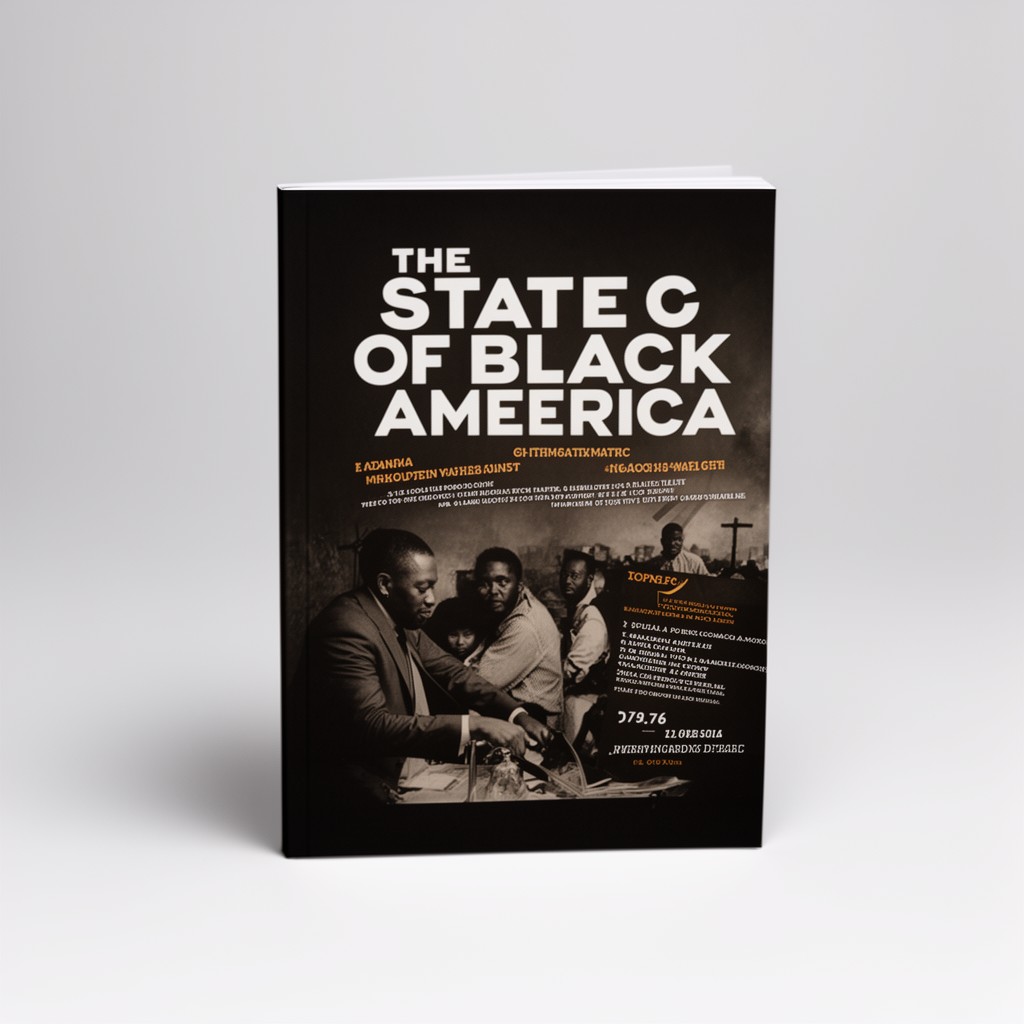 AI-generated illustration of State of Black America report