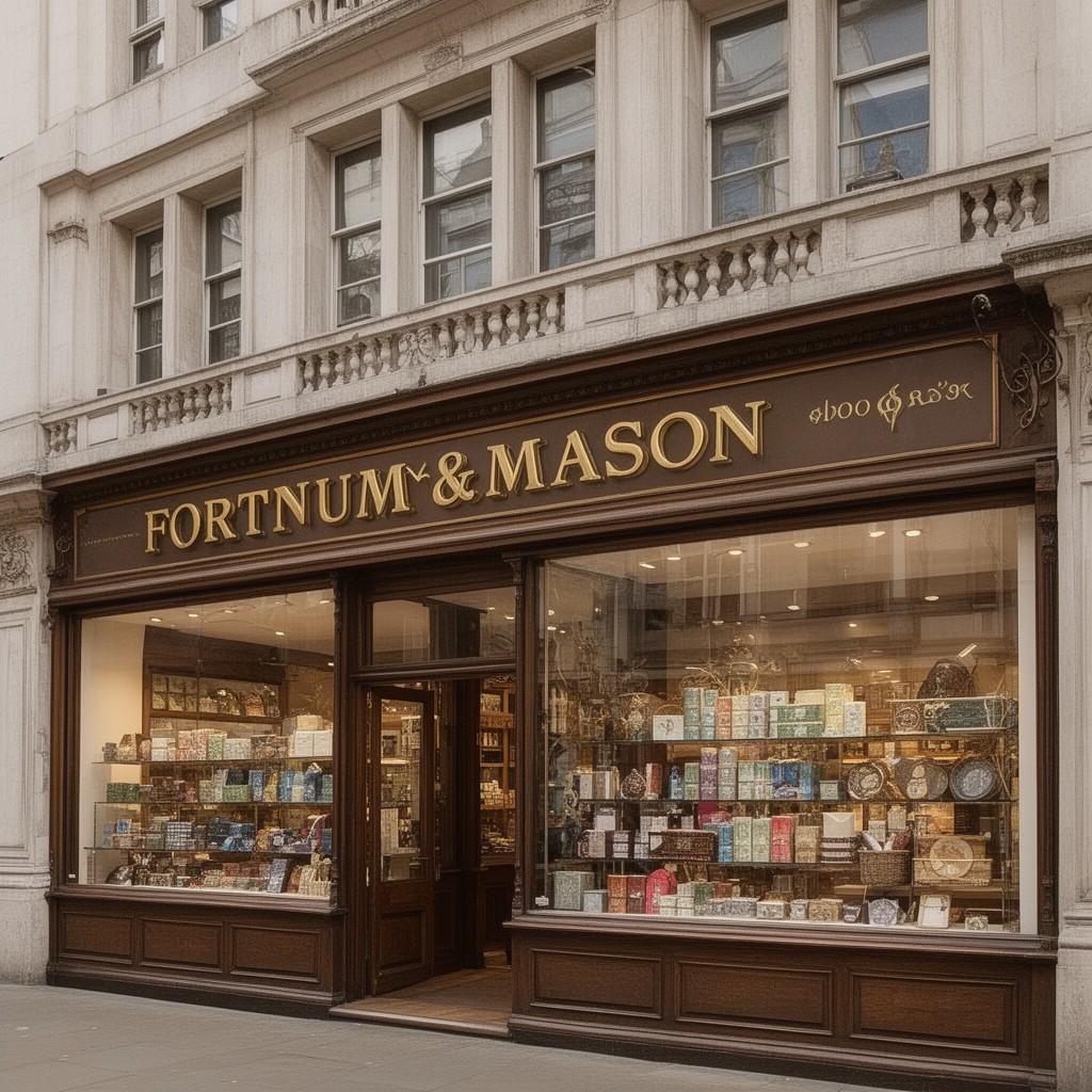 AI-generated illustration of Fortnum & Mason