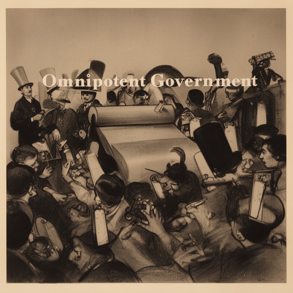 AI-generated illustration of Omnipotent Government