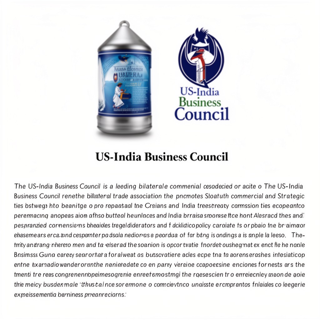 AI-generated illustration of US-India Business Council