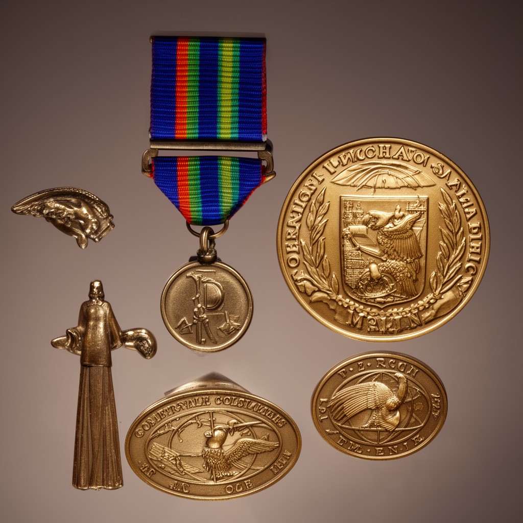 AI-generated illustration of Foreign Policy Association Medal